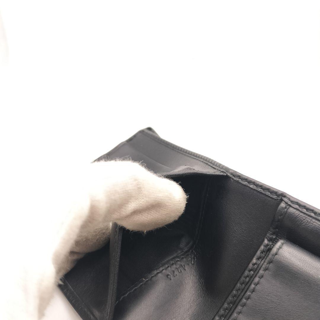 ◎グッチ　折財布　財布　ウォレット　GGキャンバス　ブラック