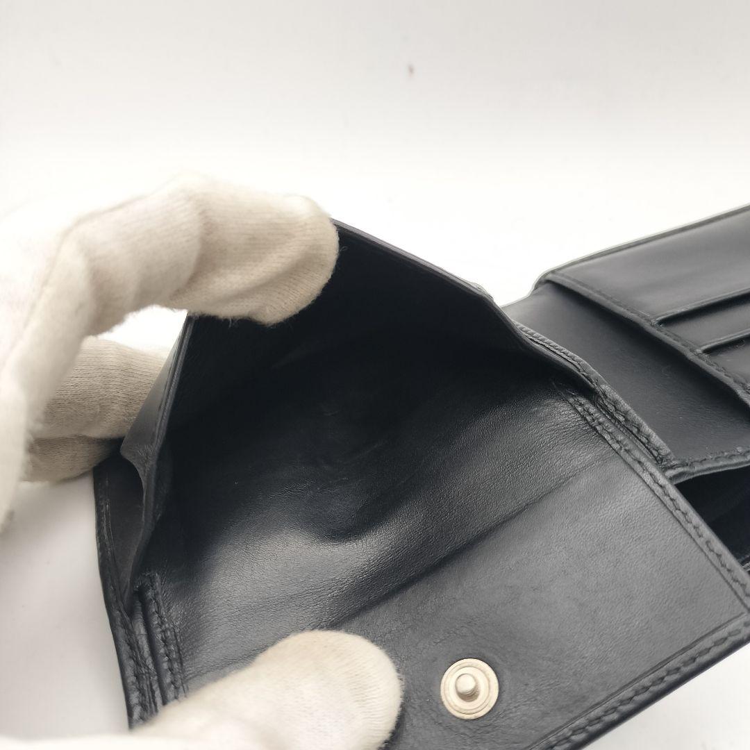 ◎グッチ　折財布　財布　ウォレット　GGキャンバス　ブラック
