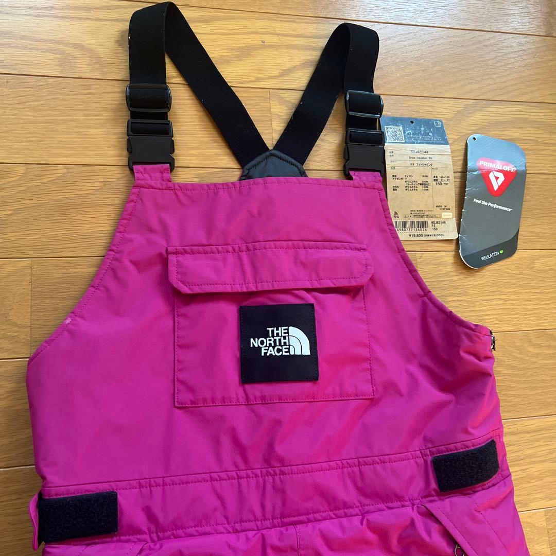 THE NORTH FACE スノーインサレーションビブ　ピンク　150