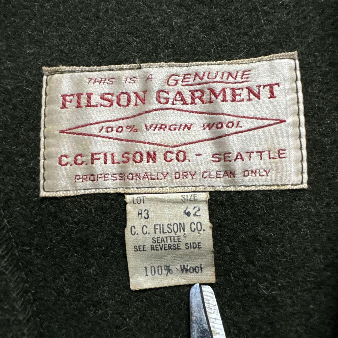 FILSON フィルソン　ダブルマッキーノ　クルーザージャケット　グリーン　42