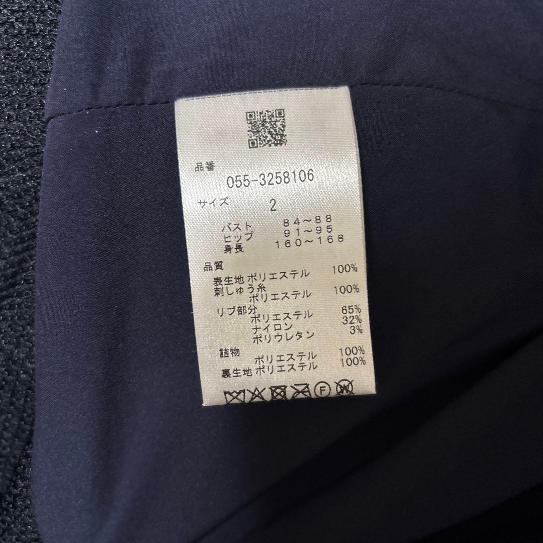 【パーリーゲイツ】フード付きブラックダウンベスト