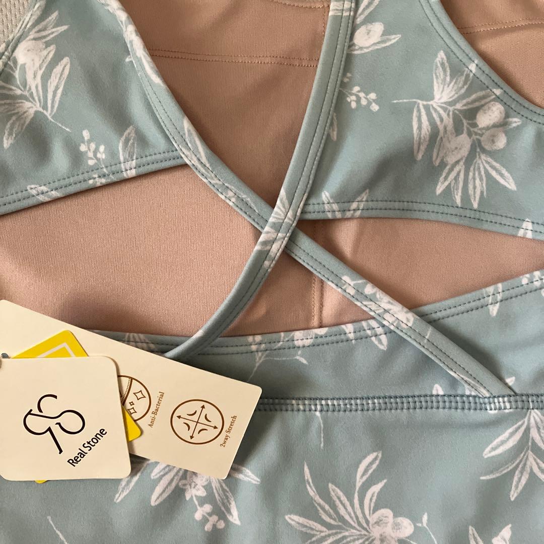 リアルストーンM ヨガウェアセット新品