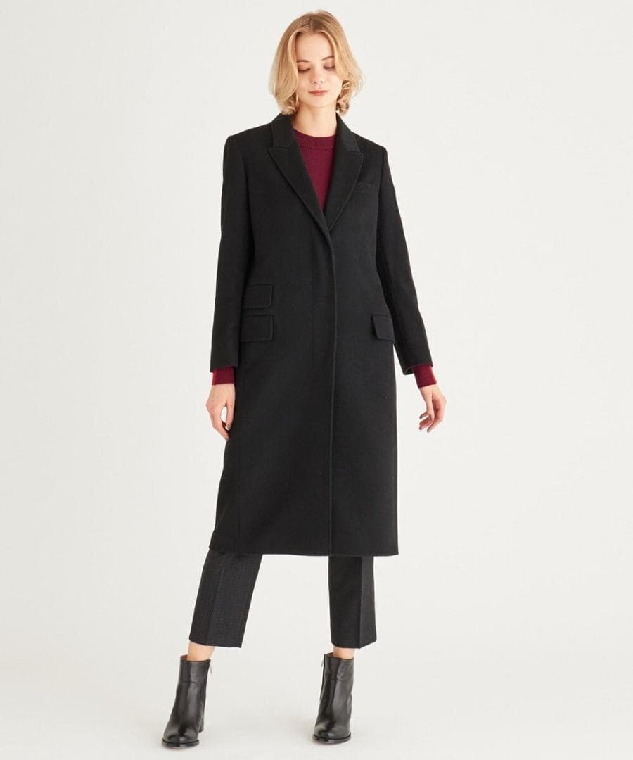 専用　美品 ポールスミス 22AW ピュア カシミヤ チェスター コート L