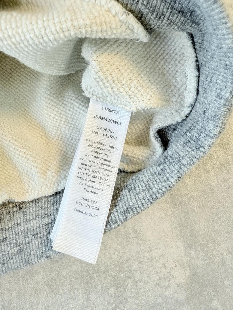 Baby Dior（ベビーディオール）スウェットトレーナー グレー 星ロゴ 36