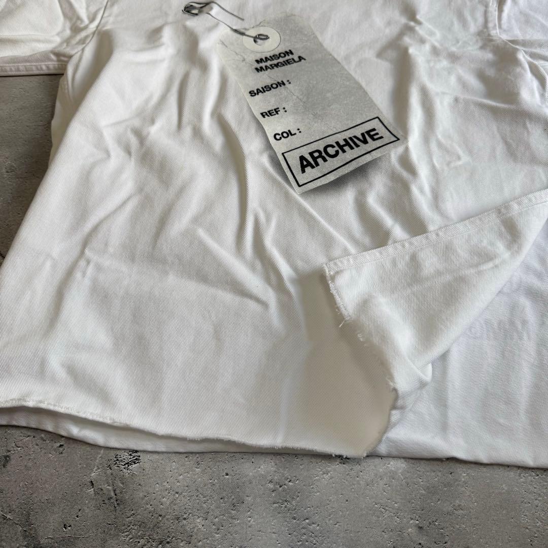 MM6 マルジェラ　Archive カットオフロゴTシャツ　サイズ40