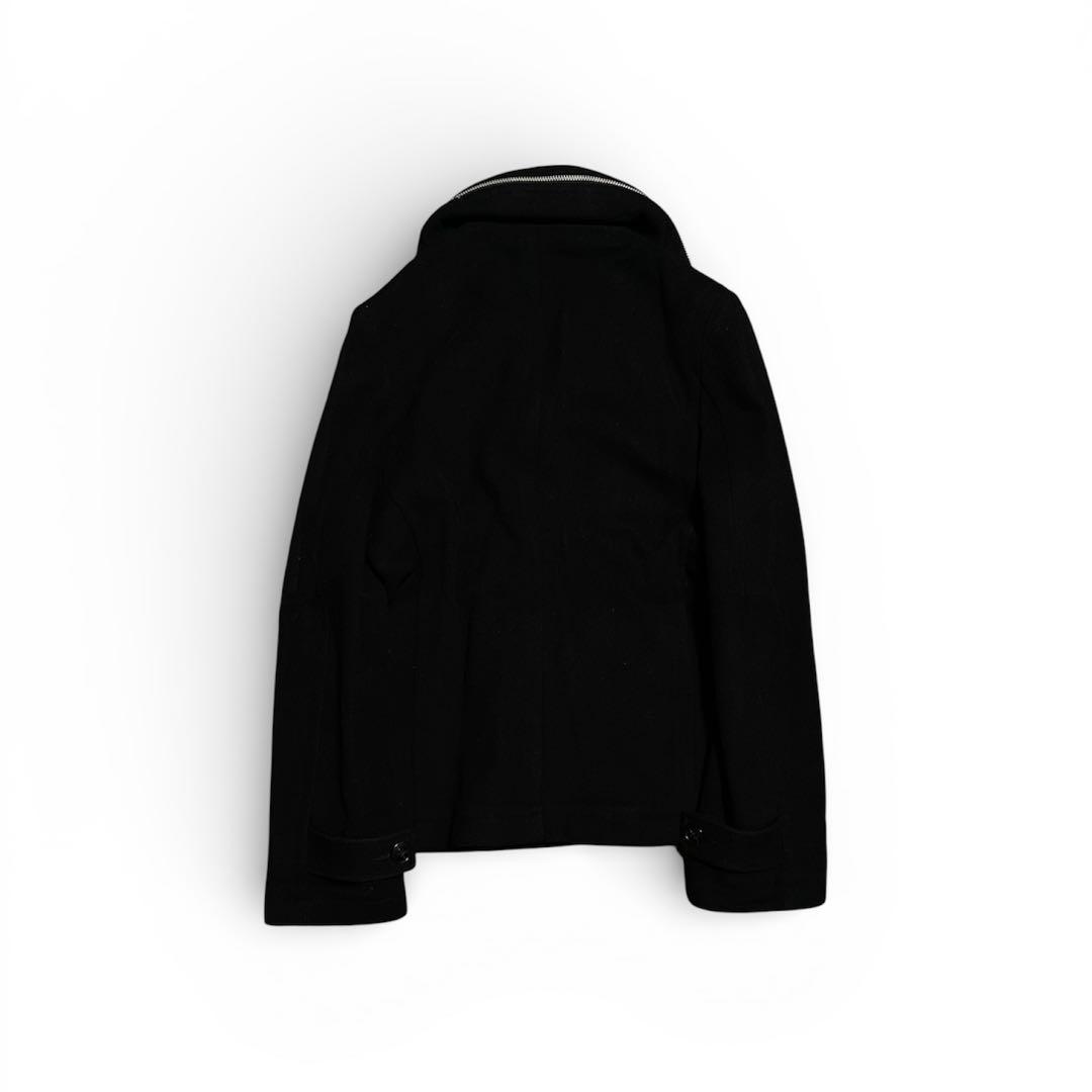 CABANE de ZUCCA ウール ピーコート 黒 ダークコア アーカイブ