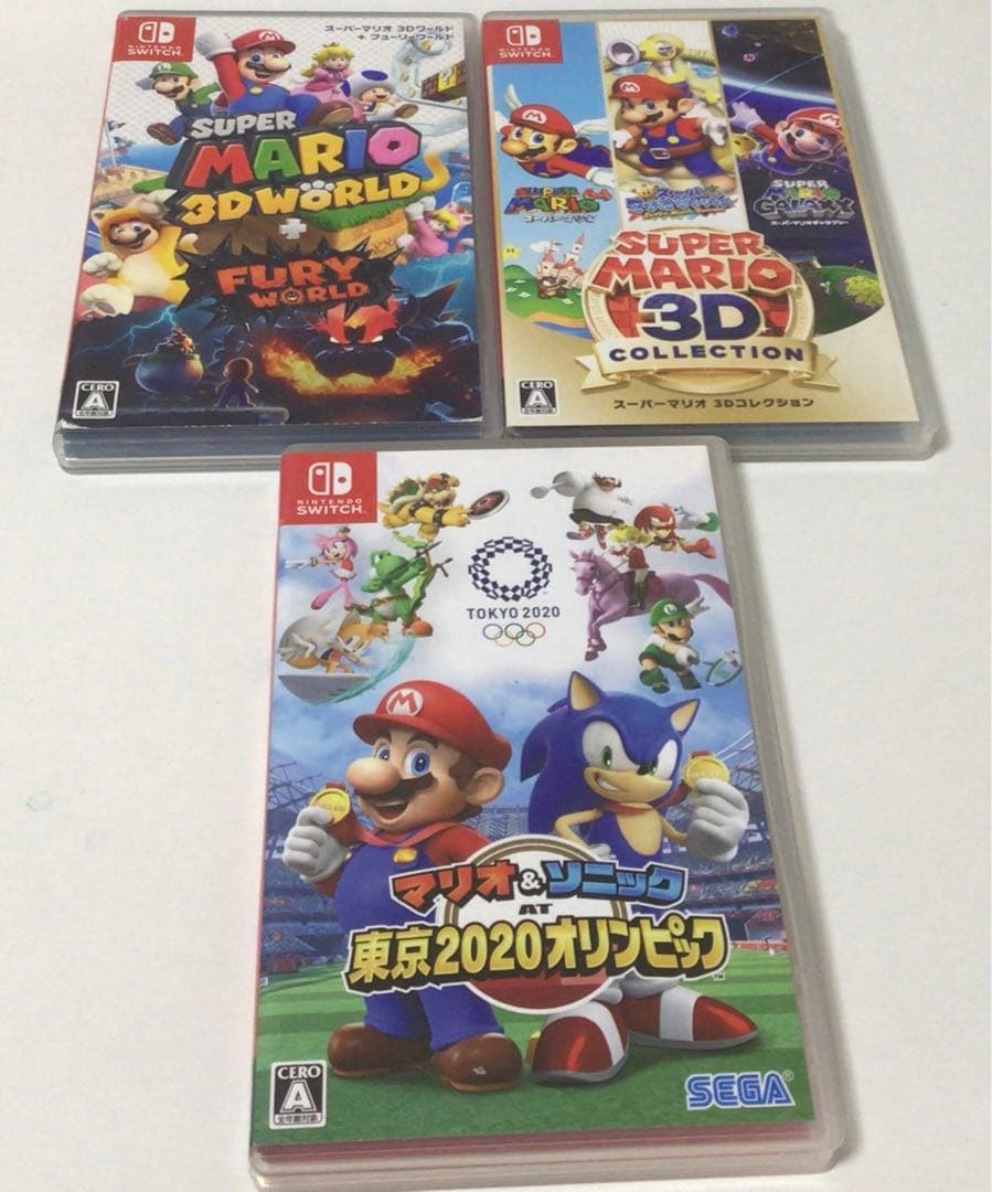スーパーマリオソフト3セット