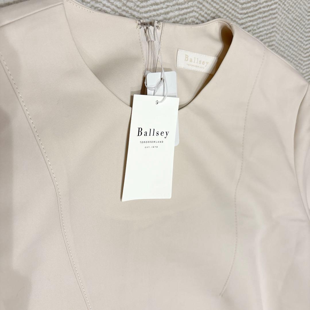 新品✨ボールジィ　ハイカウントダブルクロス Aラインワンピース　36