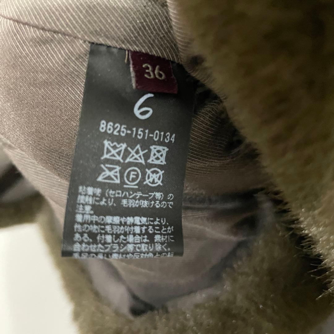 6 ROKU ロク FAKE FUR CHINA OUTER フェイクファー