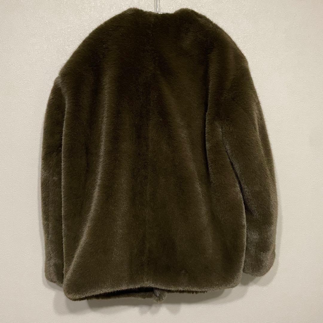 6 ROKU ロク FAKE FUR CHINA OUTER フェイクファー