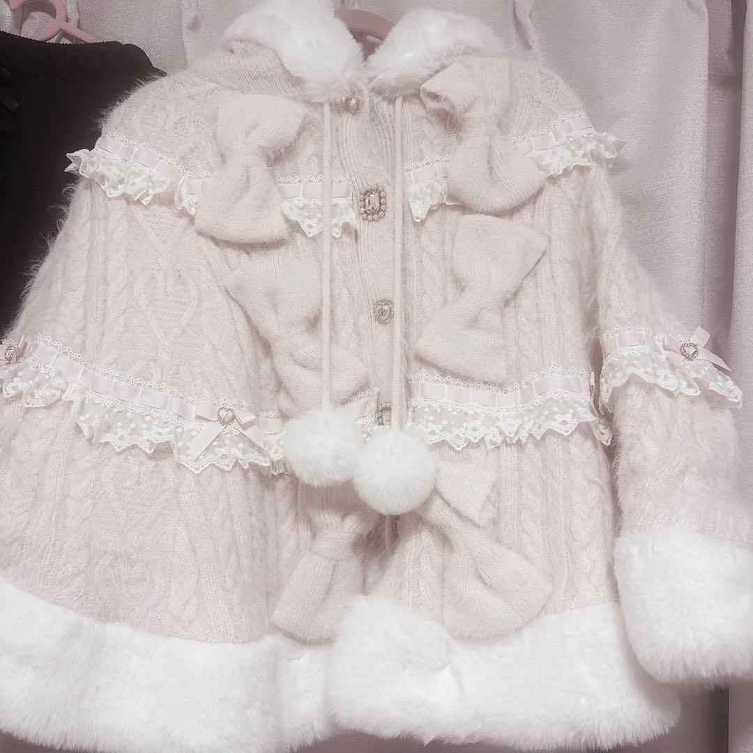 ‪‪❤︎‬リズリサ ポンチョ ピンク 美品‪‪❤︎‬