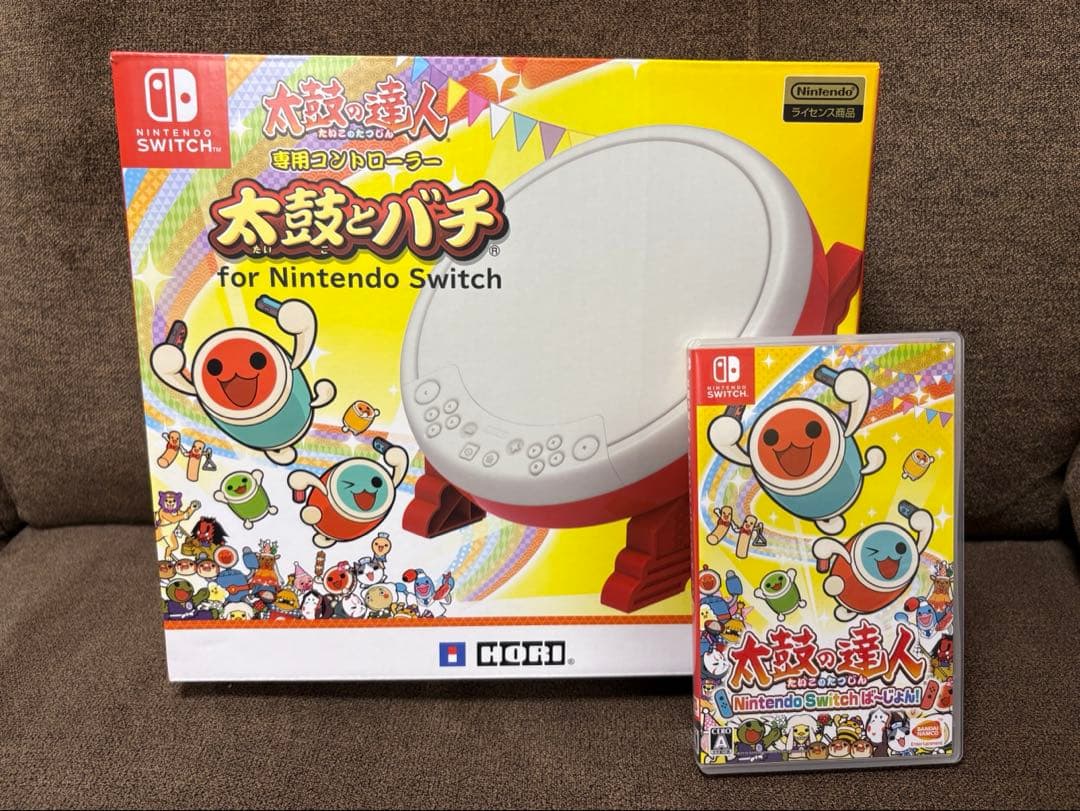 太鼓の達人 Nintendo Switchば～じょん！ 太鼓 と バチ セット