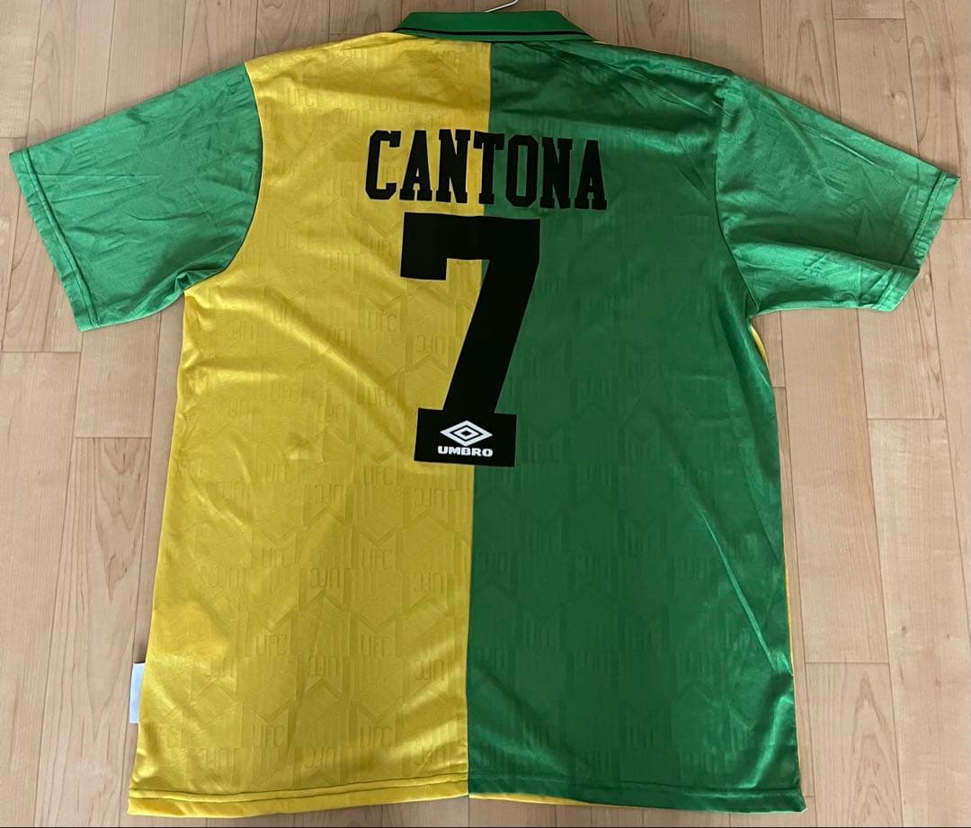 【即日発送/極希少/極美品/2XL】92マンチェスターU　 復刻3rd ユニ