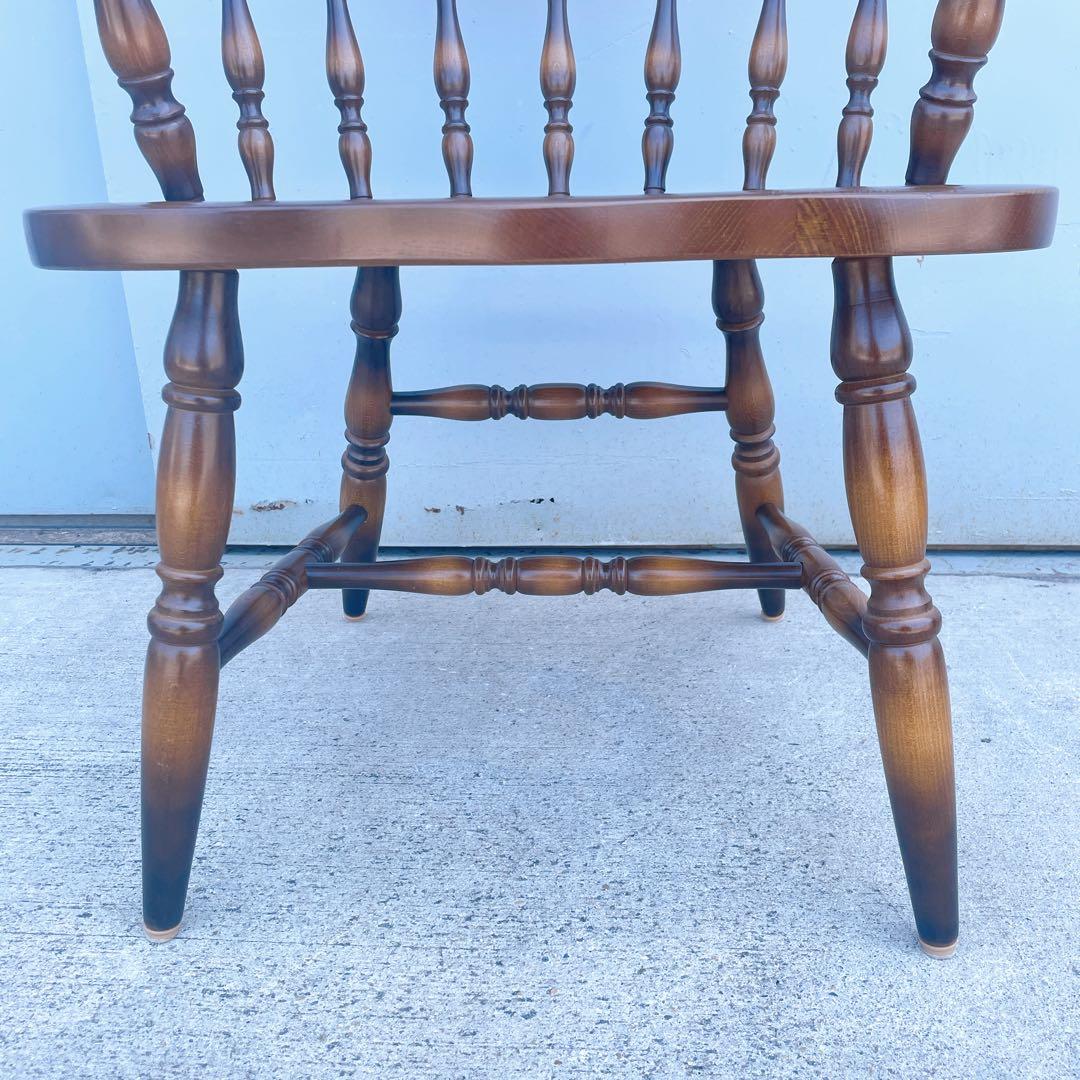 【送料込】飛騨産業 キツツキ アンティーク ウィンザーチェア アームチェア②