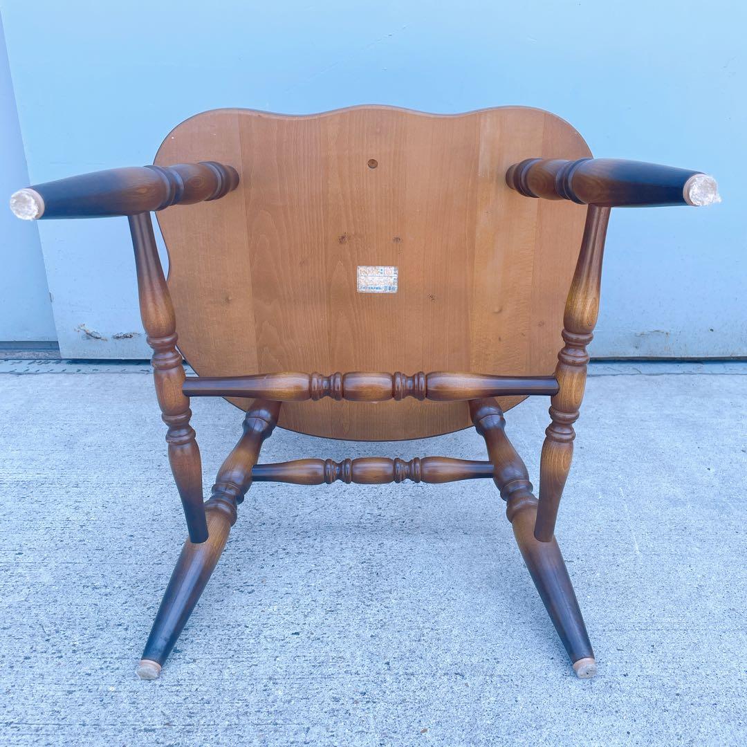 【送料込】飛騨産業 キツツキ アンティーク ウィンザーチェア アームチェア②