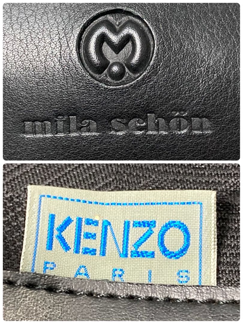 極美品✨ KENZO 2WAY ボストンバッグ ナイロン レザー 総柄