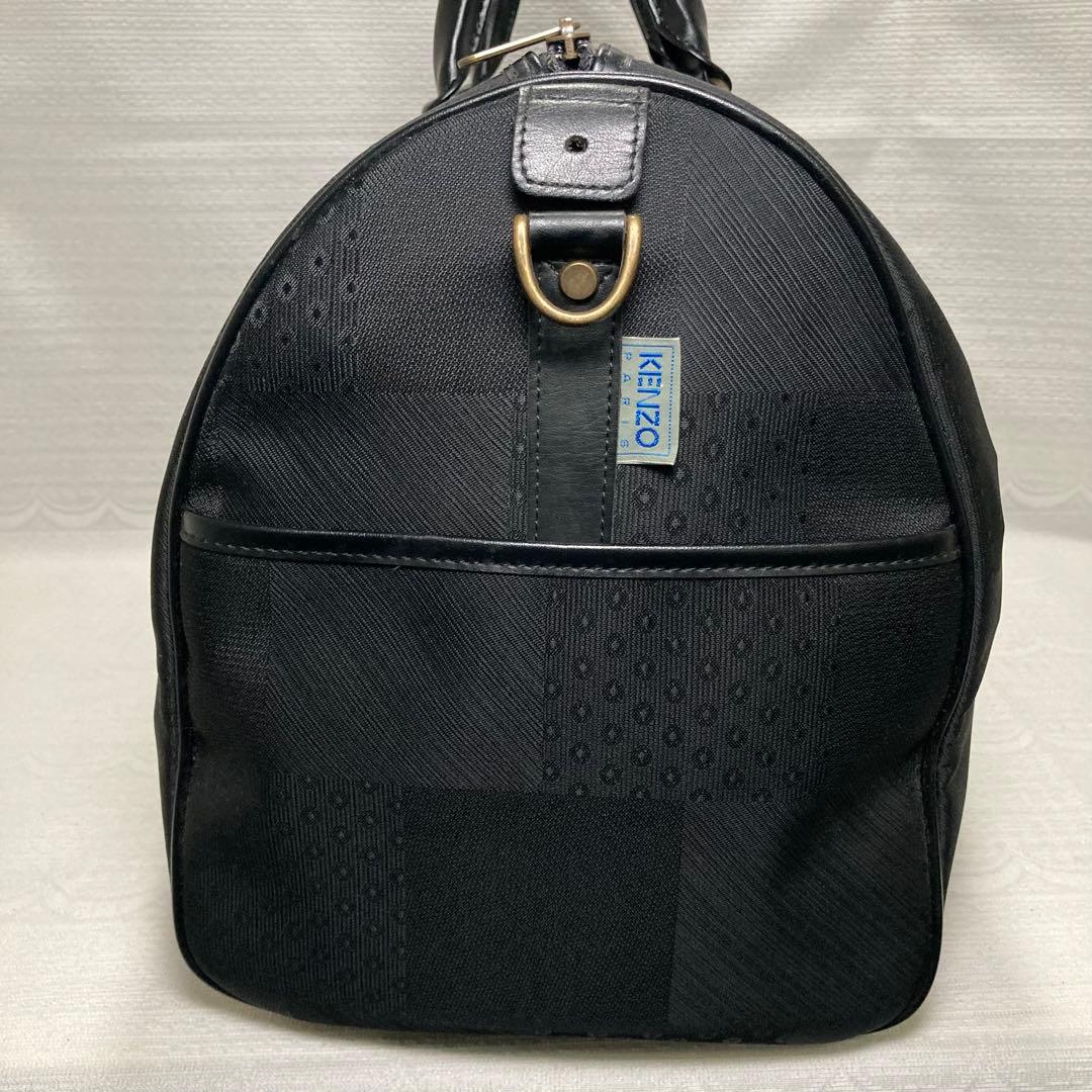 極美品✨ KENZO 2WAY ボストンバッグ ナイロン レザー 総柄