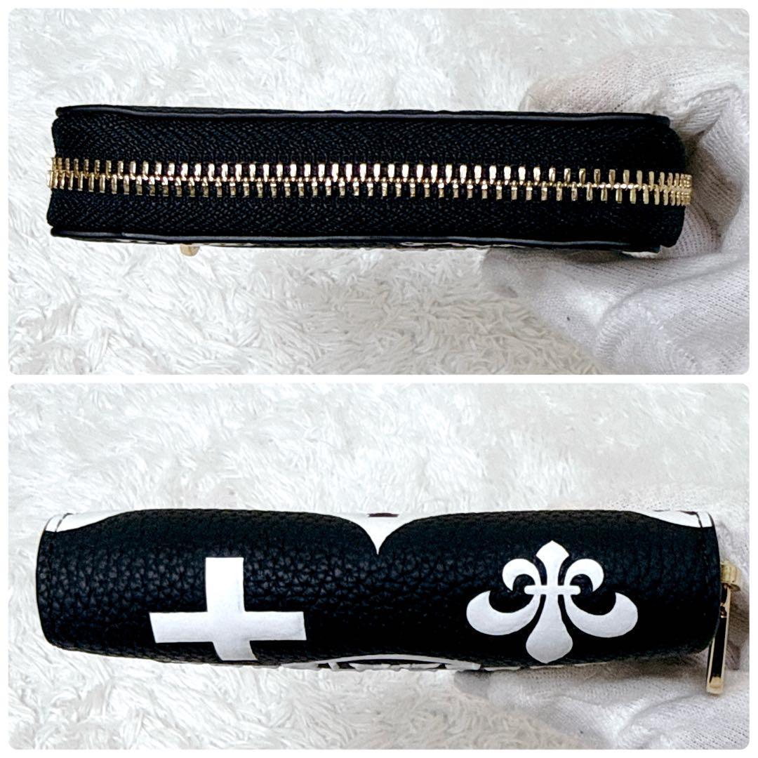 現行✨ CASTELBAJAC ラウンドファスナー クレア 二つ折り財布 総柄