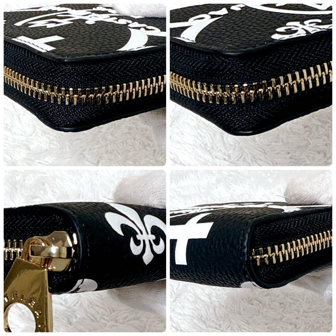 現行✨ CASTELBAJAC ラウンドファスナー クレア 二つ折り財布 総柄