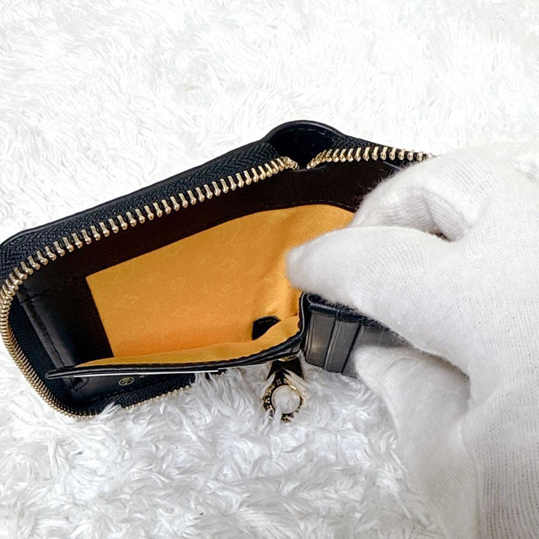 現行✨ CASTELBAJAC ラウンドファスナー クレア 二つ折り財布 総柄