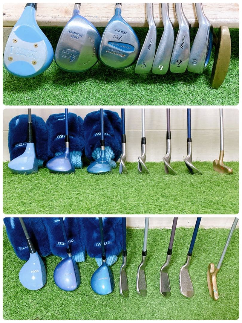 12 初心者オススメ　ゴルフクラブセット　レディース　バッグ　ゼクシオ