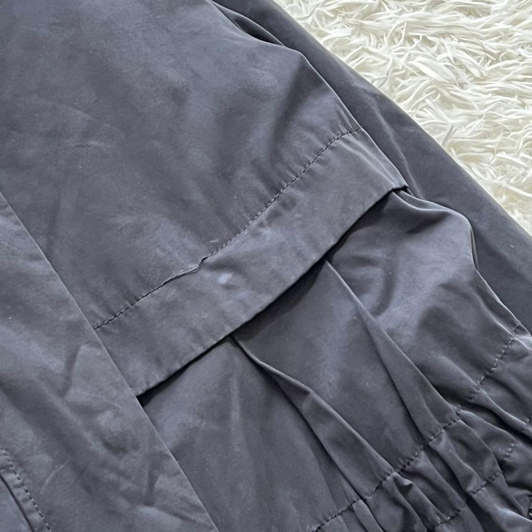 【美品】マックスマーラ ロング中綿コート ファー フード ライナーベスト付き M