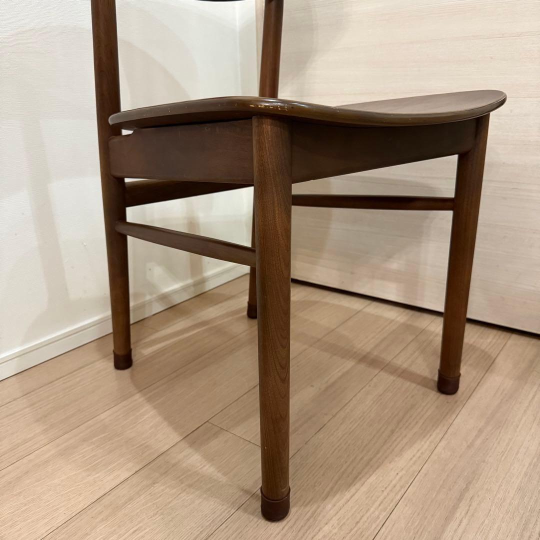 makoto　無印良品　ラウンドチェア　ウォールナット　1