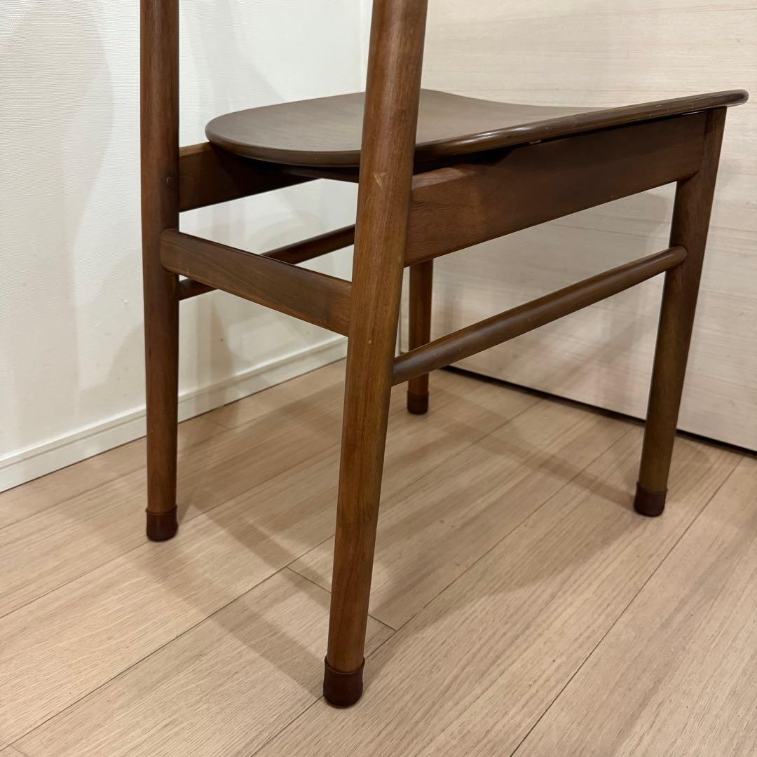 makoto　無印良品　ラウンドチェア　ウォールナット　1