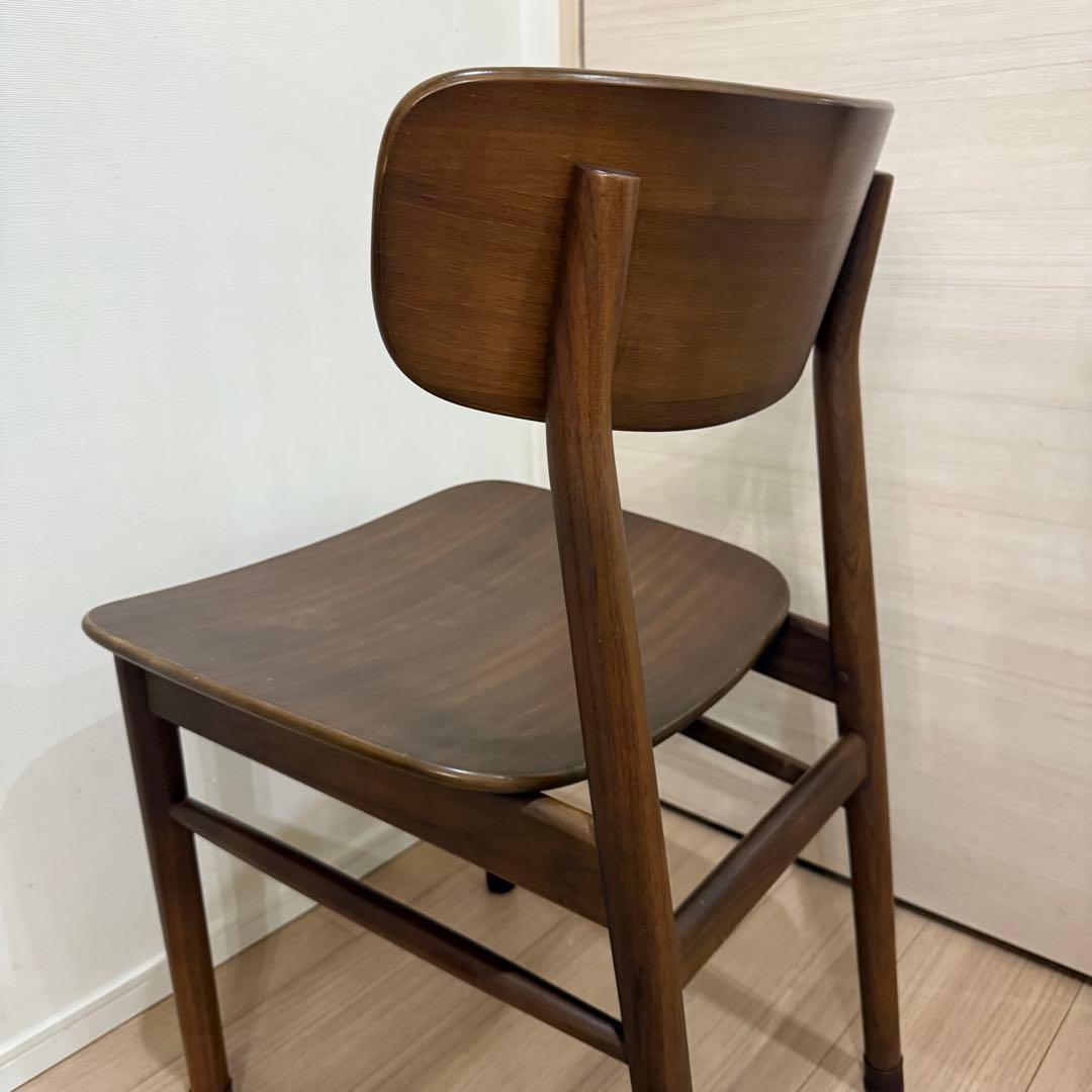 makoto　無印良品　ラウンドチェア　ウォールナット　1