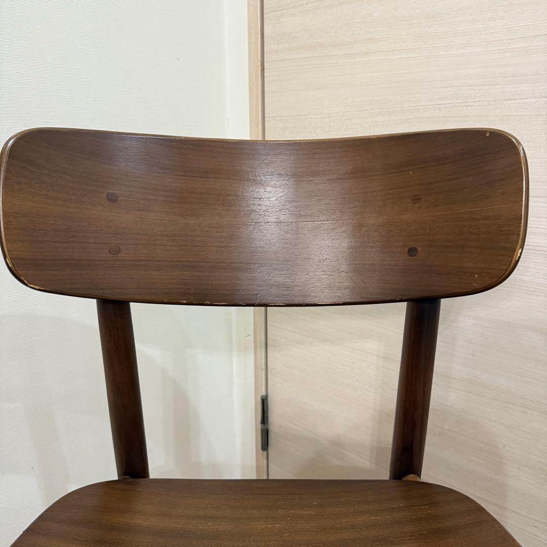 makoto　無印良品　ラウンドチェア　ウォールナット　1