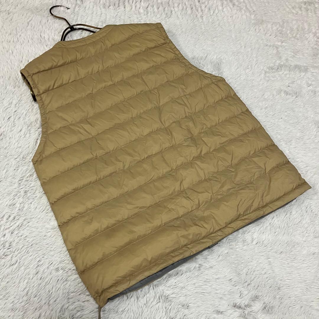 DANTON ダントン インナーダウンベスト ベージュブラウン サイズ36