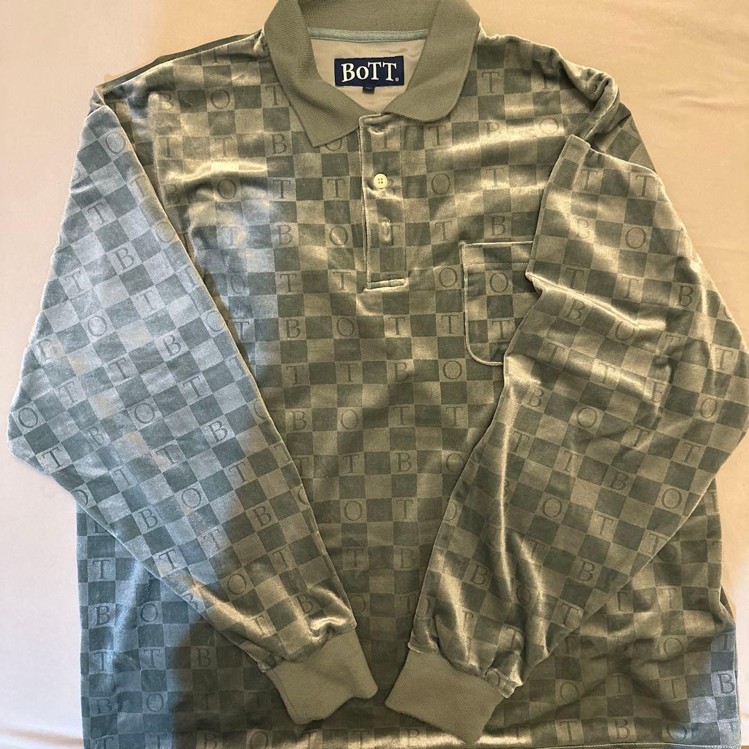 BoTT XL チェック柄 ポロシャツ