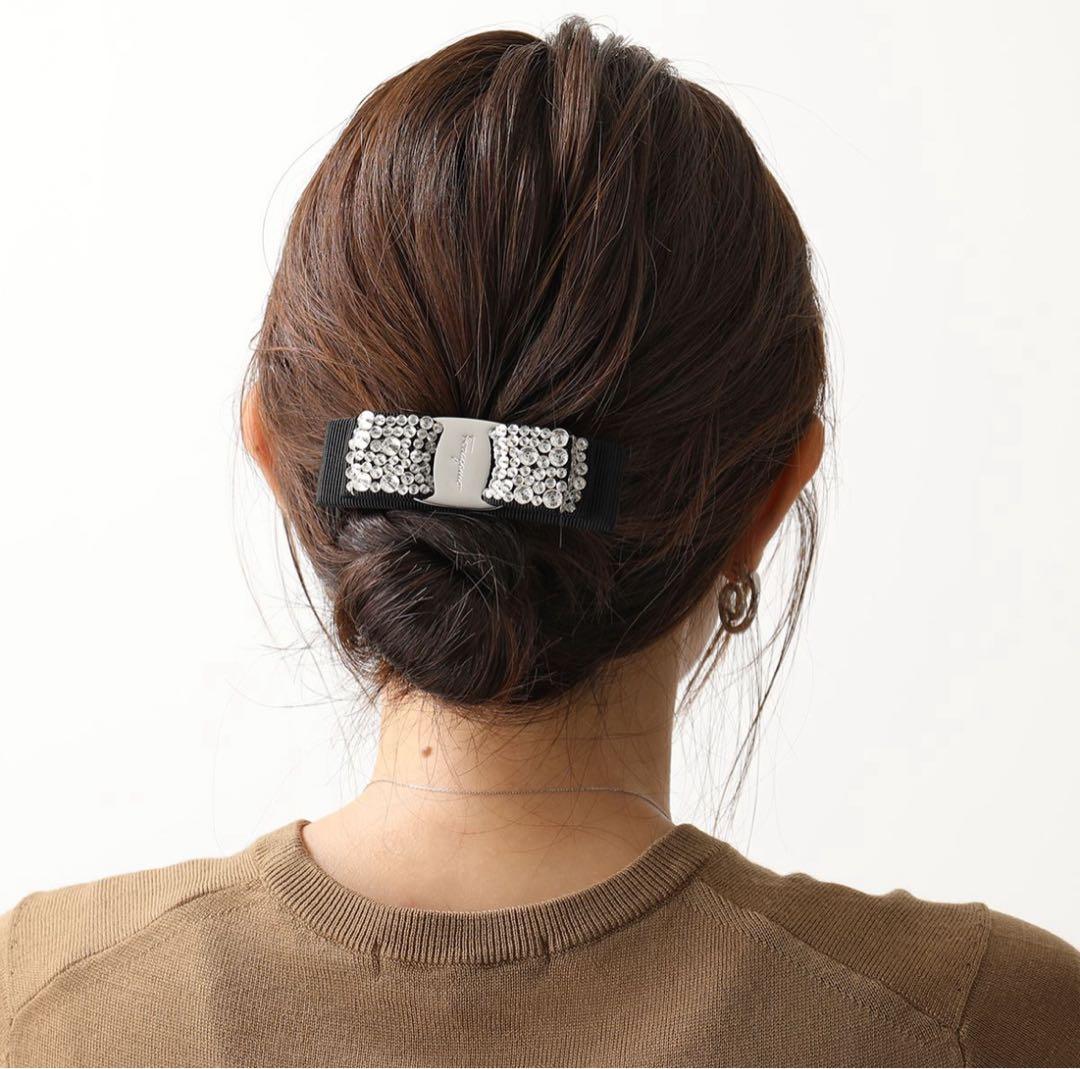 FERRAGAMO フェラガモ バレッタ レディース ヴァラ リボン