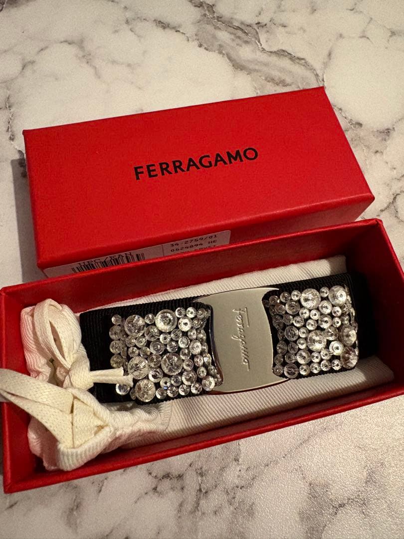 FERRAGAMO フェラガモ バレッタ レディース ヴァラ リボン