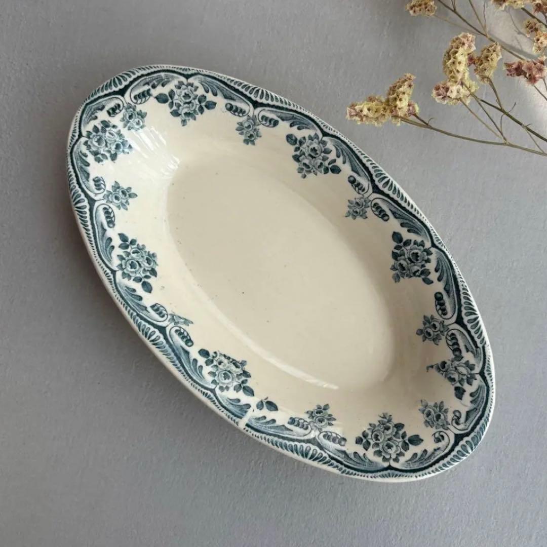 美品 希少 フランスアンティーク ショワジールロワ バラのガーランド ラヴィエA