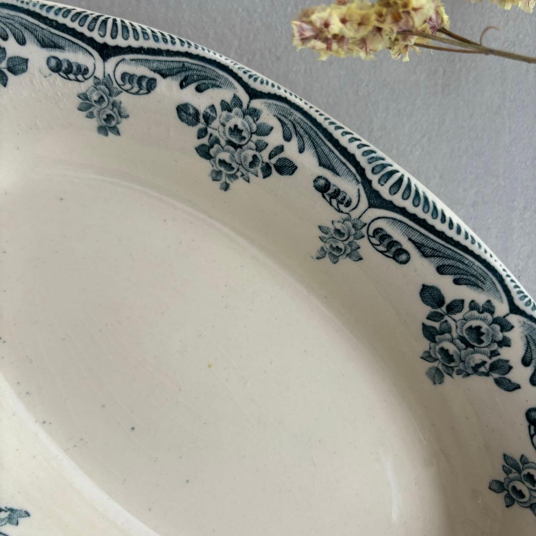 美品 希少 フランスアンティーク ショワジールロワ バラのガーランド ラヴィエA