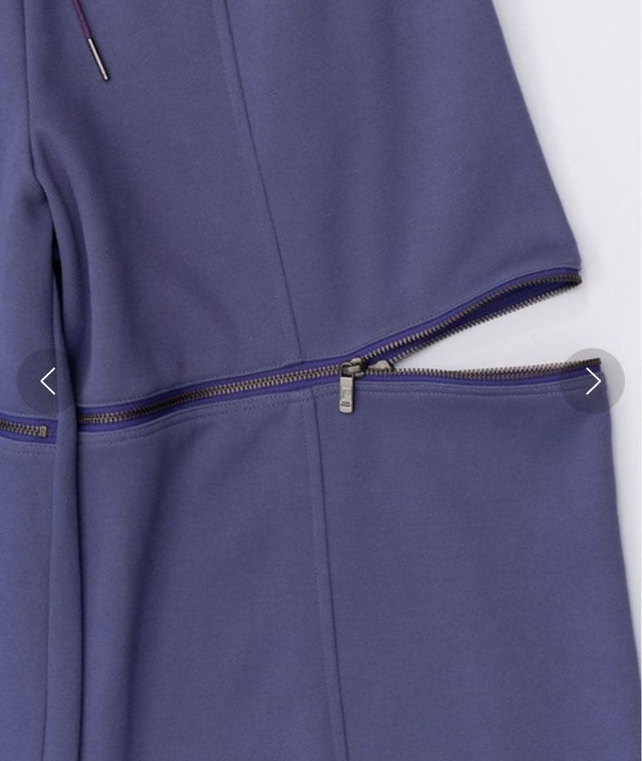 【PRANK PROJECT】ファスナースリットリブダンボールニットパンツ　38