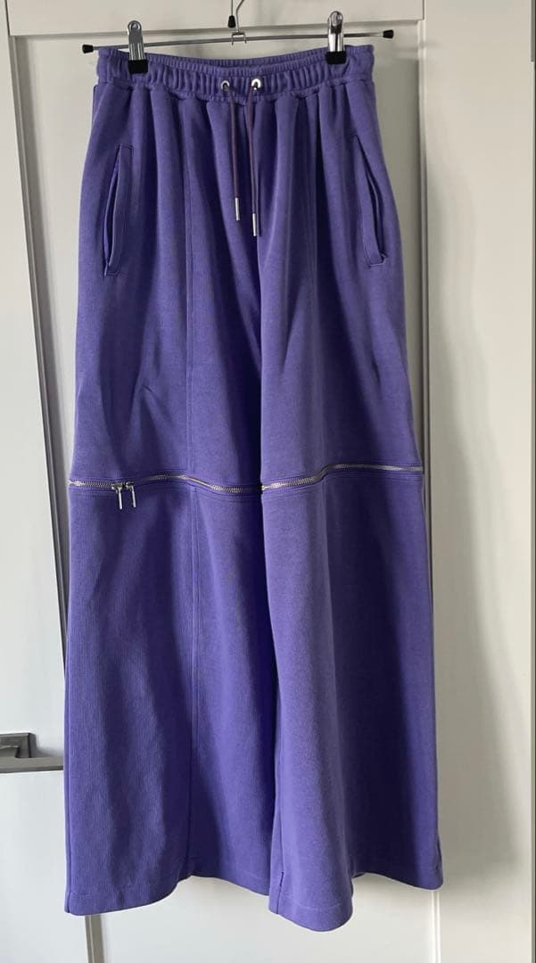 【PRANK PROJECT】ファスナースリットリブダンボールニットパンツ　38