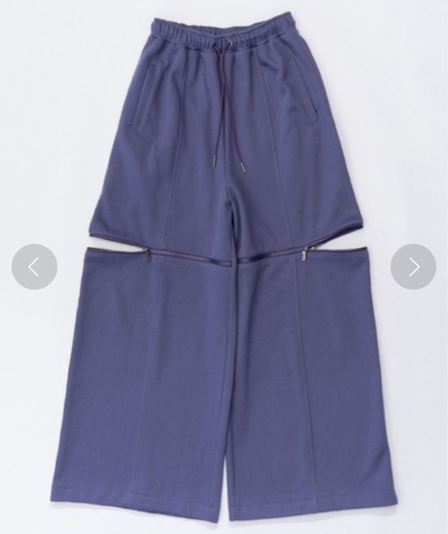 【PRANK PROJECT】ファスナースリットリブダンボールニットパンツ　38