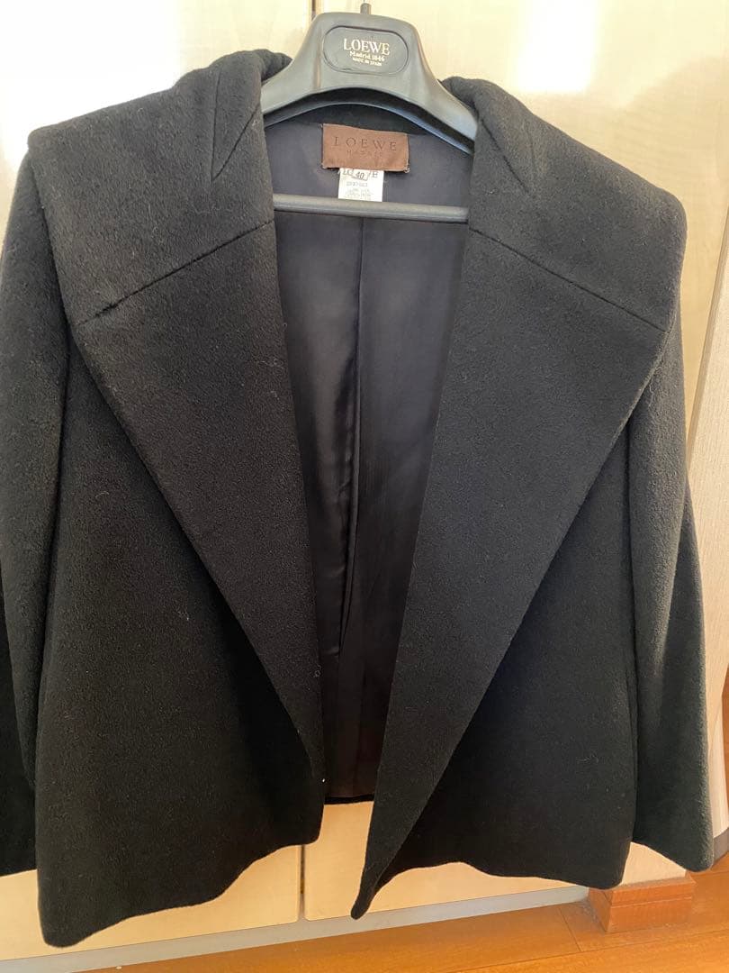 ロエベ　ウールショートコート