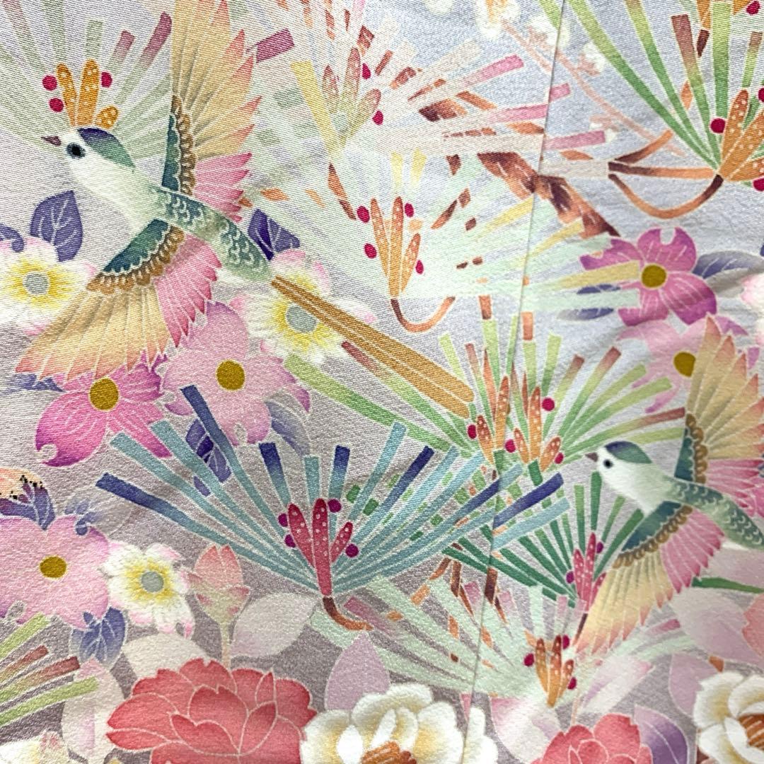 キヨミン　ma7967 本加賀友禅 百貫宏樹 仮絵羽 訪問着落款 未仕立て