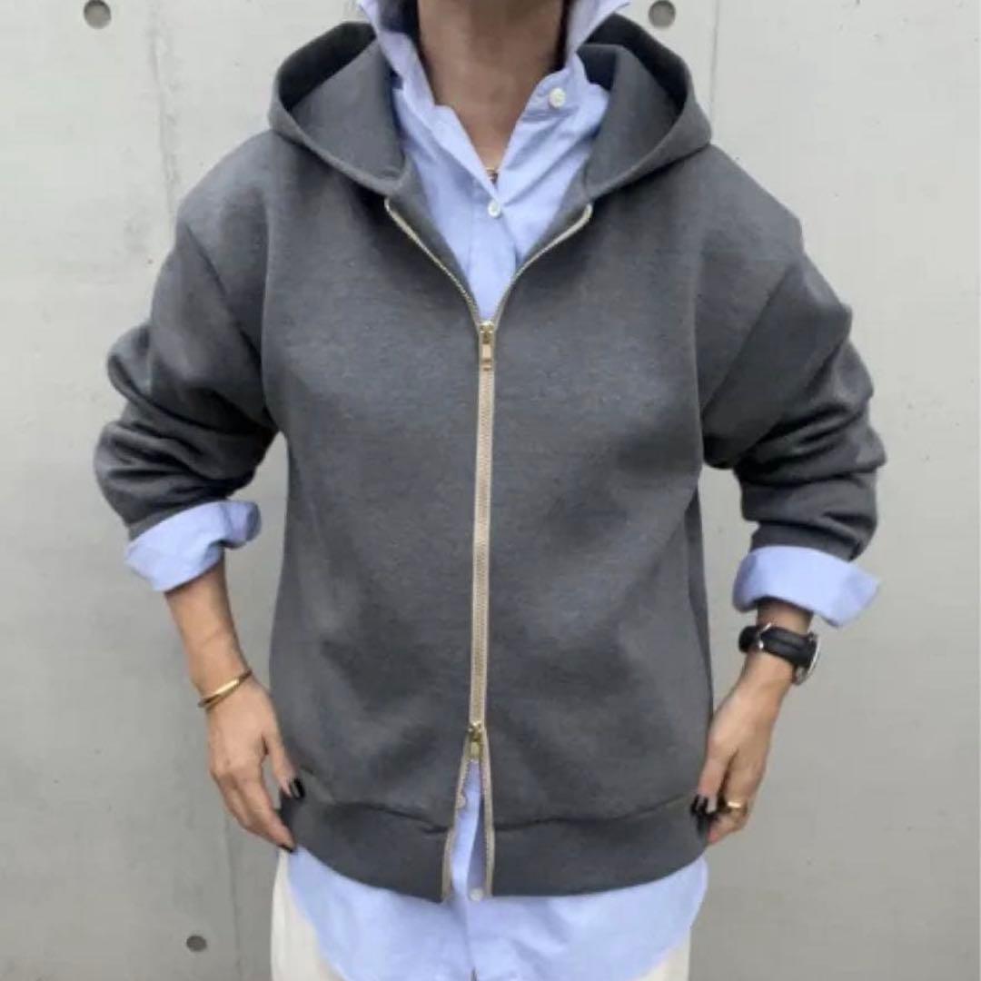 【新品】2025AW Collection フーディーブルゾン/チャコールグレー