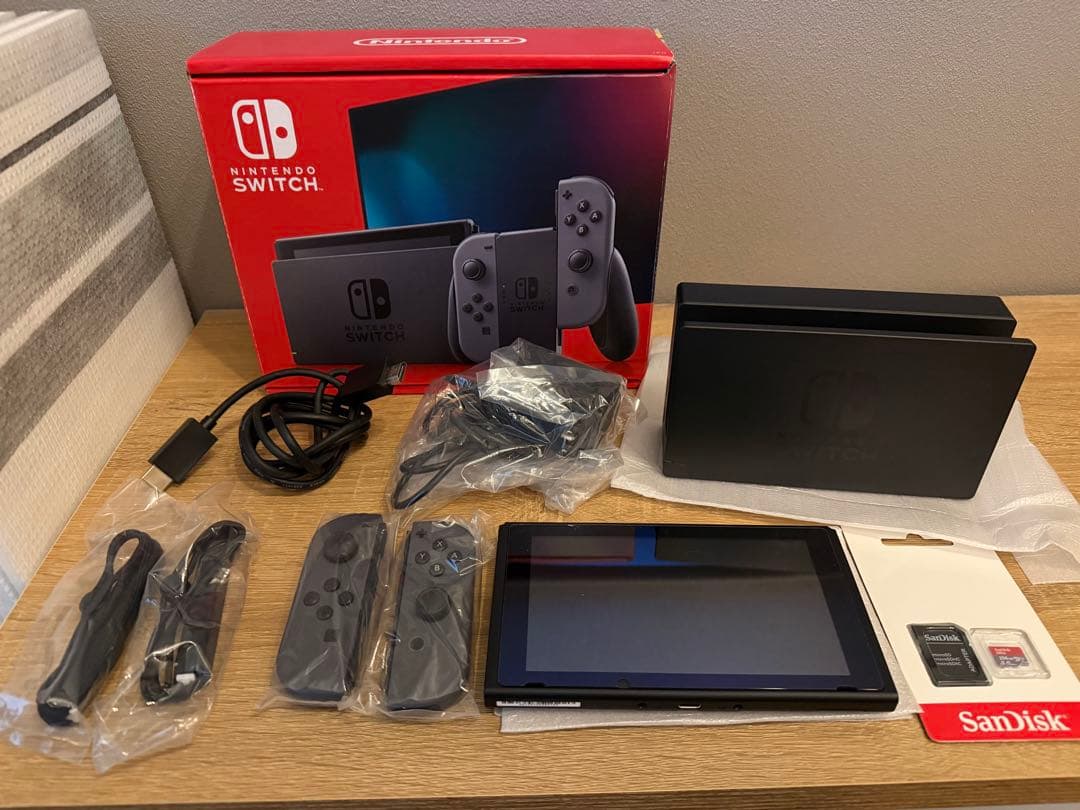 Nintendo Switch グレー 本体 付属品あり