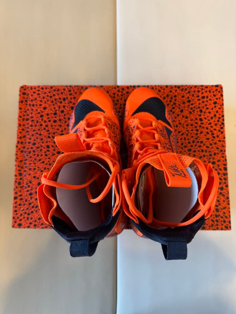 NIKE オレンジ ハイカット ボクシングシューズ