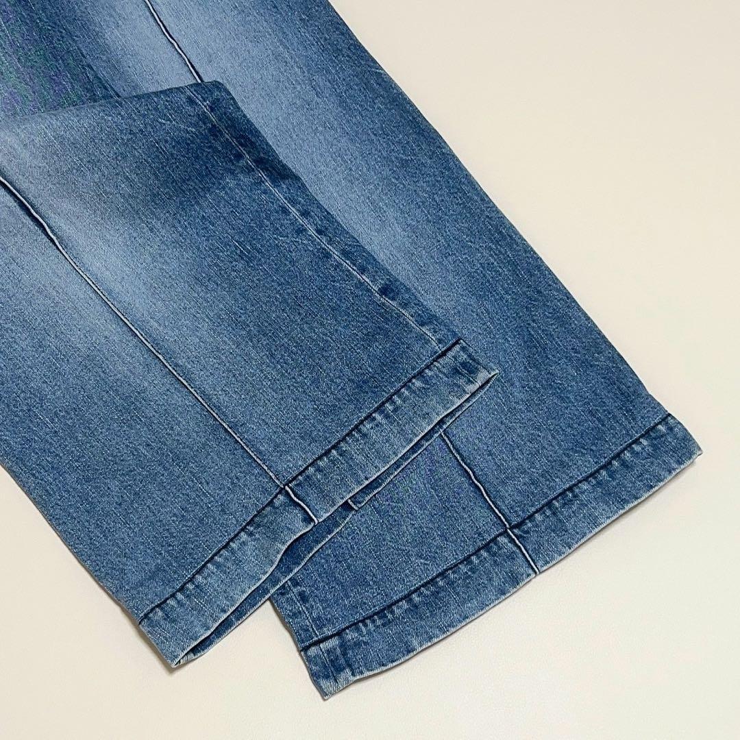 Leur logette オールインワン　デニムサロペット　取外し可　サイズ0