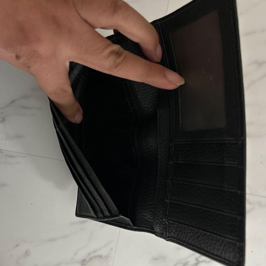 い*こ様 GUCCI ブラックレザー 長財布