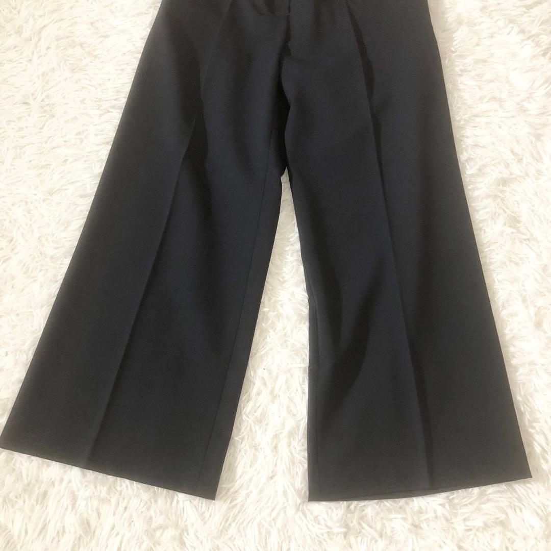 極美品 マックスマーラ 24SS 大きいサイズ ワイドパンツ ウエストゴム