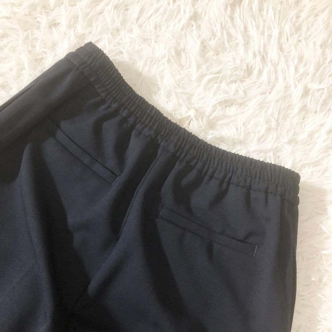 極美品 マックスマーラ 24SS 大きいサイズ ワイドパンツ ウエストゴム