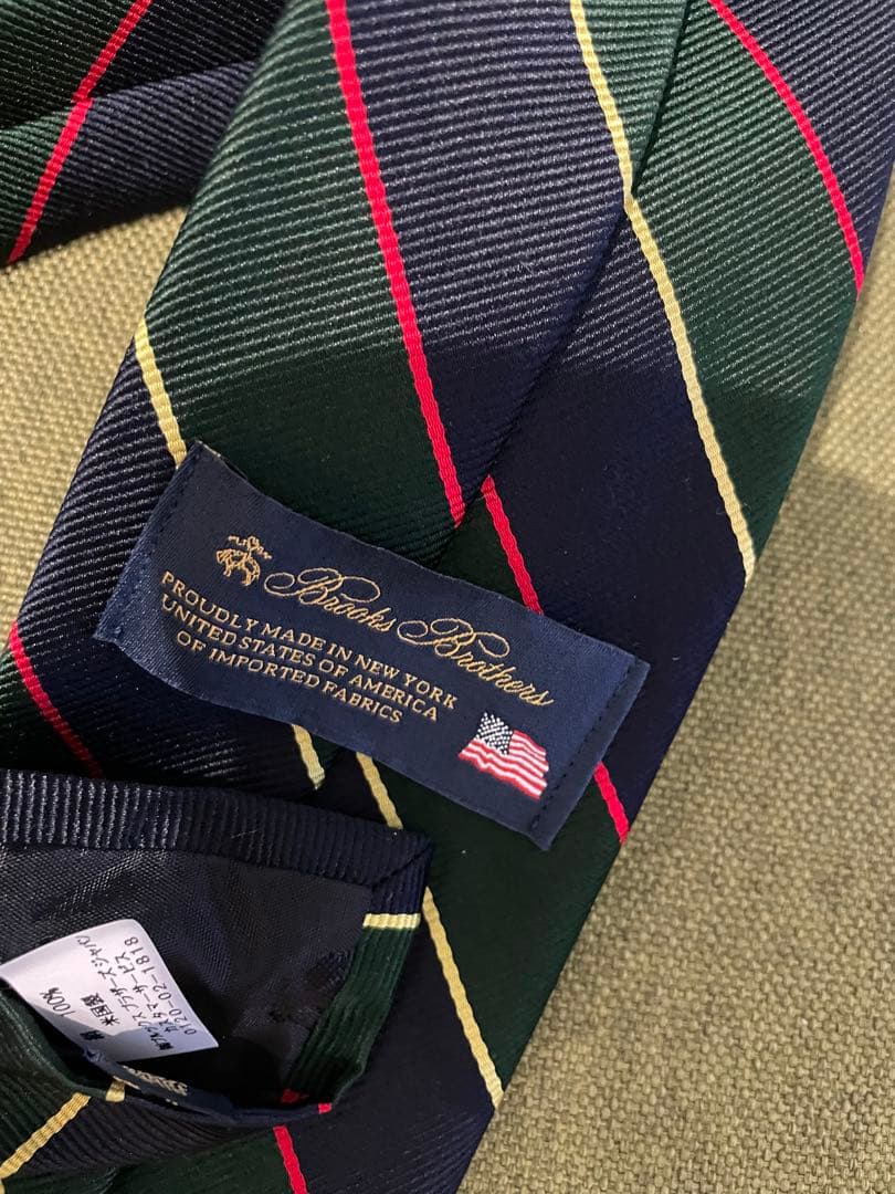 アメリカ製　ブルックスブラザーズ　ネクタイ