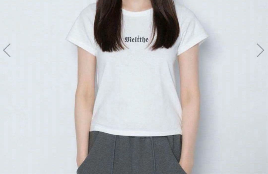 トップス melt the lady gothic T-shirts White